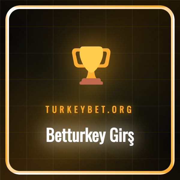 Betturkey girş ekranı ve platformun ana sayfası logosu