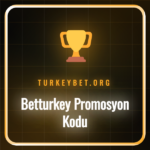 Betturkey promosyon kodu yazan bir akıllı telefon ekranı ve bonus simgeleri.